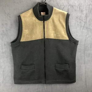 Chaleco guía Filson 100 % lana vintage para hombre 705 algodón encerado verde hecho en EE. UU. XL - Imagen 1 de 15