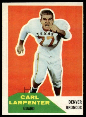 1960 Fleer #60 Carl Larpenter - Image 1 of 2