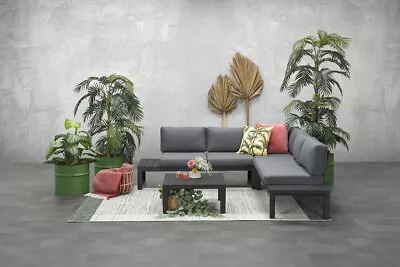 GI 80354FG Adelaide Lounge Set carbon black / mystic grey Gartenmöbel Outdoor Si - Bild 1 von 3