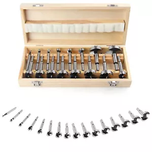 16 Forstnerbohrer 6mm-54mm im Holzkasten NEU Forstnerbohrer Set Satz Holzbohrer - Bild 1 von 16