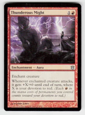 Born of the Gods #114 Thunderous Might - Image 1 of 2