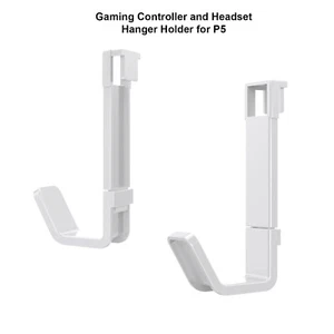 2 PCS White Gaming Controller Hanging Holder Accessories For PS5/PS5 Slim - Picture 1 of 11