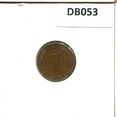 Moneda de 1 penique 1970 D oeste y alemania unificada #DB053U Foto 1 de 3