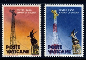 VATICAN CITY . 1959 Radio Station (262-263) . Mint Never Hinged - Picture 1 of 1
