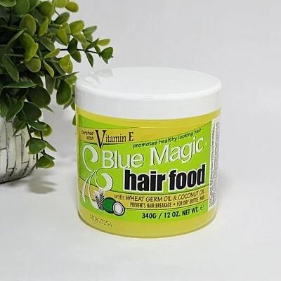 Blue Magic Hair Food with Vitamin E, Wheat Germ Oil and Coconut Oil 12 oz - Image 1 of 2