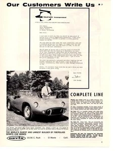 1961 DEVIN KIT CAR ~ ORIGINAL PRINT AD - Picture 1 of 1