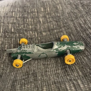 Matchbox Lesney Lotus No19 Green Die Cast Race Car - No Tires - Picture 1 of 3