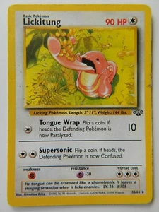 Vintage Lickitung, 90HP Unlimited Version, Pokemon Card 38/64 - Bild 1 von 1