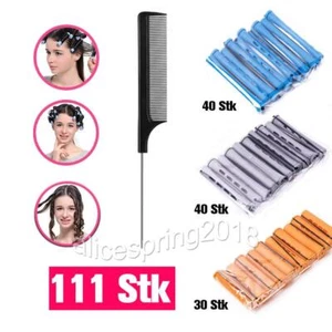 111 tlg Dauerwellen Wickler Lockenwickler Hitzefreier Lockenwic Lockenstab-Set - Bild 1 von 7