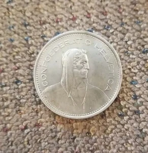 5 francs 1968 Silver Coin - Picture 1 of 3