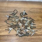 Lot Of 50 And Vintage Keys Brass Lot Master Niessen Ilco Etc Diy Crafters