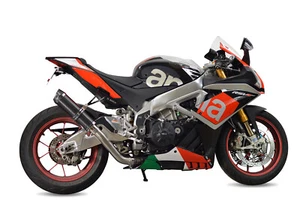 Aprilia RSV4 2021-2022 Exhaust SP Diabolus Carbon Round XLS Carbon Outlet - Picture 1 of 10