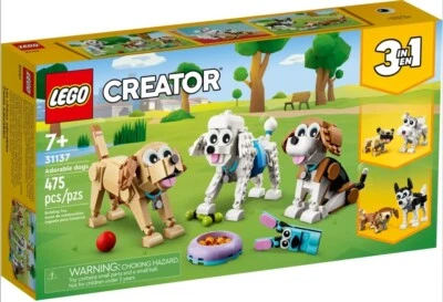 PERROS ADORABLES, LEGO CREATOR 3 EN 1, REF. 31137 - Imagen 1 de 4