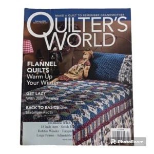 Quilters World February 2008 Magazine Hobbies Crafts Grandmacore  - Picture 1 of 14