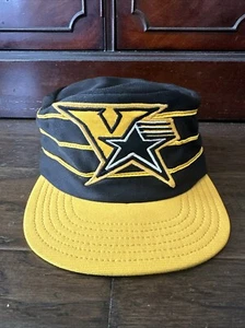 VTG Vanderbilt Commodores New Era Pro Model Adjustable Pillbox Hat Cap Black - Picture 1 of 7