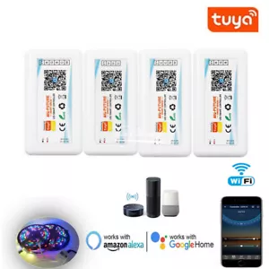 5-24V Tuya Wifi Wireless LED Controller Support voice Control for DIM RGB Strip - Picture 1 of 11