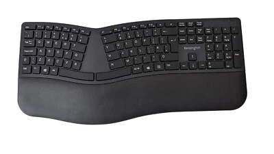 Kensington Pro Fit Ergo Wireless Keyboard UK British Layout with £ and € Keys - Image 1 of 4