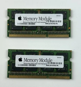 Apple Memory Module MC243G/A 2GB 2RX8 PC3-8500S-7-10-F1 MT16JSF25664HZ - Picture 1 of 2