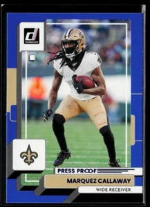 2022 Donruss Blue Press Proof #243 Marquez Callaway - Picture 1 of 2