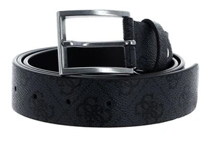 GUESS Vezzola Adjustable Belt W95 Gürtel Black schwarz dunkelgrau Neu - Bild 1 von 2