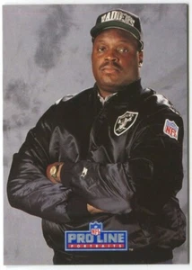 1991 Pro Line Portraits #190 Art Shell Los Angeles Raiders - Bild 1 von 2