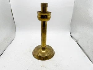 VINTAGE MESSING KERZENSTÄNDER TULPENENDE - Bild 1 von 8