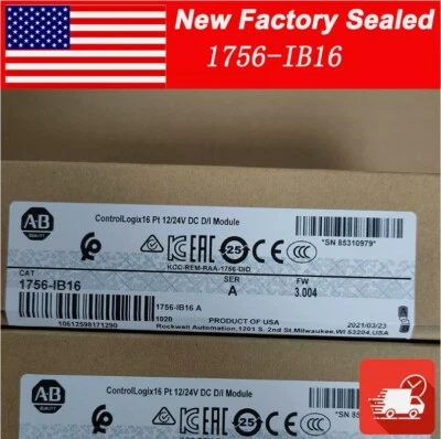 Allen-Bradley Brand New 1756-IB16 ControlLogix Input Module Free Shipping plc - Image 1 of 4