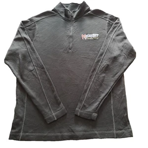 Nike Herren Golf Pullover Large Dri-Fit Schwarz 1/4 Reißverschluss Polyester Langarm - Bild 1 von 12