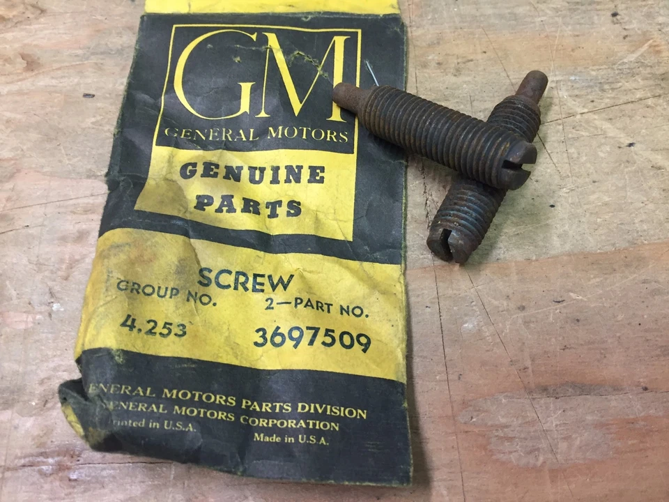 Chevrolet Corvette 1950-1962 como nuevo GM TORNILLOS DE AJUSTE BAJOS Y INVERSOS 36975009 Foto 1 de 1