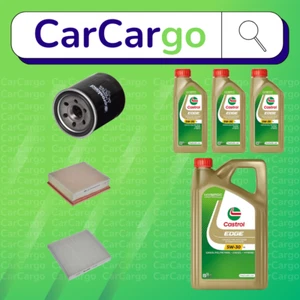 SERVICE KIT FOR Mitsubishi L200 2.4 D Diesel 2015-2023 OIL AIR CABIN CASTROL OIL - Picture 1 of 8