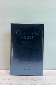 OBSESSION NIGHT BY CALVIN KLEIN MEN 4 FL.OZ EAU DE TOILETTE SPRAY SEALED SKU1905 - Picture 1 of 3