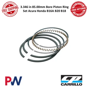 CP-Carrillo 3.346 in 85.00mm Bore Piston Ring Set For Acura Honda B16A B20 B18 - Picture 1 of 3
