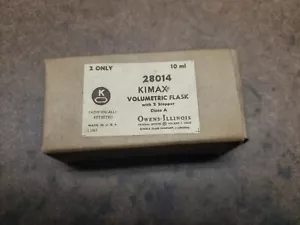 Frasco volumétrico Kimax clase A paquete de 2 con tapones - Imagen 1 de 5