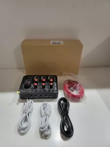 Compact External Live Sound Card Set, PUTELTAL with Drums, Hit-Hats, Karaoke, Vo - Picture 1 of 10