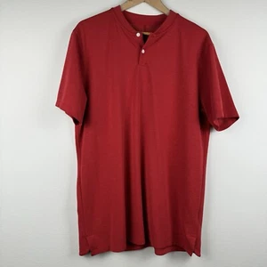 Nike Golf Poloshirt L rot Aeroreact Tiger Woods Vapor Performance Blade Kragen - Bild 1 von 6
