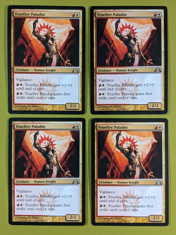 Truefire Paladin x4 Gatecrash 4x Playset Magic the Gathering MTG - Image 1 of 1