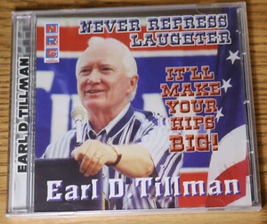 Earl D. Tillman Never Repress Laughter Comedy CD 2009 NRG Rome GA Southern Story - Imagen 1 de 2