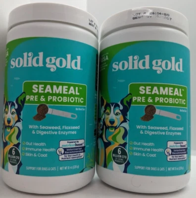 {Paquete de 2} PROBIÓTICOS PARA GATOS Y PROBIÓTICOS PARA PERROS SEMILLA PARA LA SALUD DIGESTIVA Exp 9/27 Foto 1 de 2