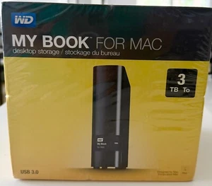 WD 3TB My Book for Mac Desktop ExteDBYCC0030HBK-NESN - Picture 1 of 4