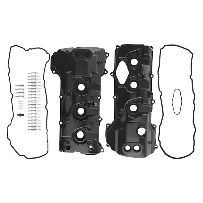 LH & RH Aluminum Valve Covers Set For Ford Transit-250 2015-2023 Expedition - Image 1 of 4