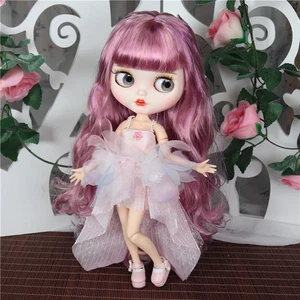 Rosa Prinzessin Kleid für Neo Blythe Puppe BJD Mode Outfit Spielzeug Zubehör Geschenk - Bild 1 von 24