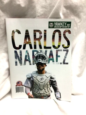 September 2025 Yawkey Way Report Red Sox Program Magazine Carlos Narvaez Cover - Image 1 of 4