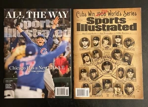 (2) Sports Illustrated 2016 Chicago Cubs World Series Newsstand Anthony Rizzo NL - Picture 1 of 2