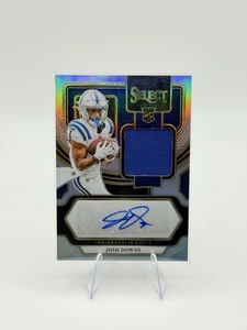 2023 Panini Select Football Josh Downs RC Prizm RPA Patch - Auto /199 - Colts - Bild 1 von 3