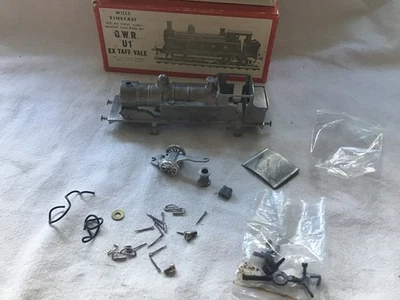 WILLS FINECAST 4mm /OO GAUGE GWR U1 Ex TAFF VALE LOCOMOTIVE PART KIT - READ ! - Image 1 of 4