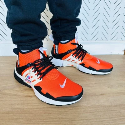 ❤️Nike Air Presto Mid Utility Hi Men's Shoes Sz 9 Red Black 'Sneaker DC8751-800 - Image 1 of 4