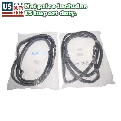 Par de impermeabilizadores de puerta trasera para Mercedes-Benz W126 Sedán 260SE 280SE 300SE 560SE Foto 1 de 4