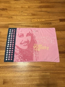 Y2K Hannah Montana Pillowcase vintage rare Miley Cyrus TV show bedding pillow - Picture 1 of 9
