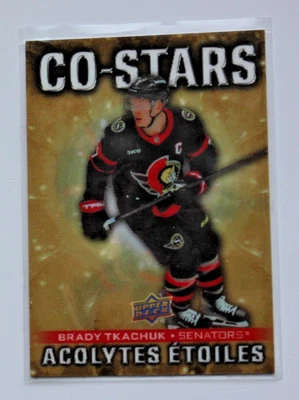 2025-26 Tim Hortons Co-Stars CO-3; Brady Tkachuk/Tim Stutzle; Ottawa Senators - Image 1 of 2