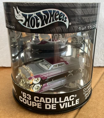 Hot Wheels 2005 lata de aceite Custom Cruiser Series #2 de 4 - gris 63 Cadillac De Ville Foto 1 de 4